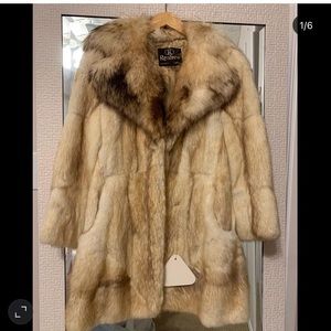 Vintage Coyote Fur Coat